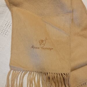 Alpaca Camargo Tan Scarf